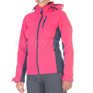 Chaqueta Softshell de diseño personalizado OEM chaqueta Softshell cálida de invierno chaqueta Softshell de alta calidad para mujer - Product Image 2