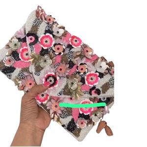 Bolsos de Hombro de Algodón Estilo Bohemio para Mujer, Hechos a Mano con Cuentas, Bolso de Mano para Fiesta, Compras, Estilo Boho - Product Image 2