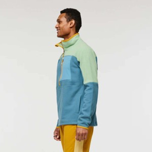 Pull à demi-fermeture éclair en polaire pour hommes, confortable et respirant, idéal pour les aventures décontractées et en plein air - Product Image 6