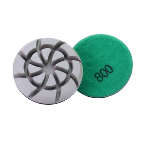 Disques abrasifs PanGu 3 pouces à base de résine diamantée pour polissage à sec, sans eau, compatibles avec les meuleuses de sol - Product Image 2