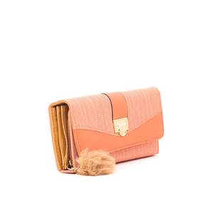 Elegante melocotón casual P70894 cartera conveniente bolsa de compras - Product Image 2