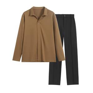 OEM logotipo personalizado bordado Diseño impreso Verano ultrafino seda de hielo sedoso de gama alta sin costuras <span class=keywords><strong>pegado</strong></span> camisa de manga corta <span class=keywords><strong>traje</strong></span> - Product Image 5