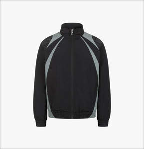 Conjunto de Pantalones Cortos y Chaqueta Cortavientos Personalizados para Hombre |   Chaqueta y pantalones cortos de nailon con cremallera reflectantes de 2 piezas, chándal ligero, ropa deportiva informal - Product Image 6