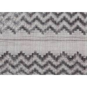 พรมเชฟรอนสีเทาและดำ ผลิตด้วยมือจากเส้นใยวิสโคส สำหรับตกแต่งบ้าน-HPV-13010 - Product Image 3