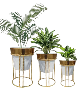 Soporte moderno de flores de hierro para interior/exterior, decoración del hogar, maceta, soporte para plantas en maceta, soporte de flores para jardín - Product Image 6