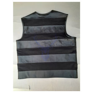 Chaleco de Cuero Reversible para Hombre, Chaleco Informal de Secado Rápido, Respetuoso con el Medio Ambiente, Impermeable, Transpirable, Moda de Motocicleta, No Tejido, Invierno - Product Image 2