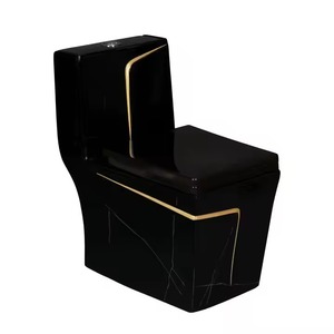 Inodoros de una pieza de cerámica para baño de altura cómoda decorativa moderna de fábrica china, gran oferta, artículos sanitarios, inodoro para Baño - Product Image 4