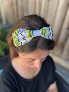 Handmade Knotted Customized Gameday Hairband <b>Headband</b> Designer Hairband for Women at Wholesale Price From Best Indian Exporter - Product Image 3