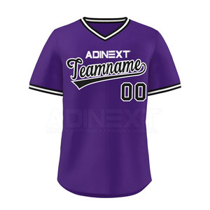 OEM High Quality Plus Size New Style Breathable <b>Baseball</b> Jersey Latest Design Sportswear - Product Image 1