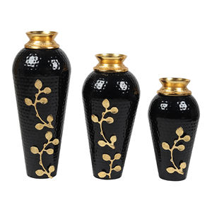 Vase à fleurs en métal de design moderne de luxe pour la décoration de la maison et du jardin, vase de table pour fête, mariage, centre de table - Product Image 1