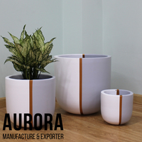 Pot de fleurs moderne en fibrociment, léger, écologique, aspect ciment, pour la maison, le jardin, le balcon, l'intérieur, l'extérieur, décoration, vente en gros