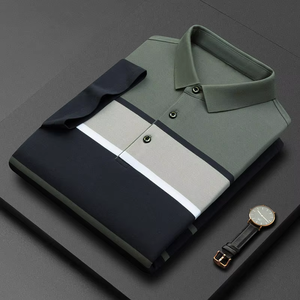 Camiseta Polo Personalizada de Alta Calidad con Logotipo, Cuello Camisero, Rayas, Unisex, Manga Corta para Hombre - Product Image 1