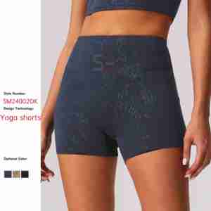 Pantalones Cortos de Ciclismo para Mujer, Color Azul Cielo, Novedad 2025, para Verano, Elásticos, para Yoga, 100% Algodón, Transpirables, de Secado Rápido, Impermeables - Product Image 4