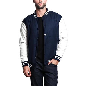 OEM Manufacturer's High Quality <b>Men's</b> Varsity <b>Jackets</b> Custom Baseball Letterman Winter <b>Jacket</b> with Embroidery Stand New Design - Product Image 5