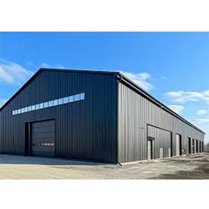 El constructor chino emprende el taller de estructura de acero con marco de portal prefabricado de gran envergadura de 10m ~ 60m, viga de grúa de 5 toneladas y 10 toneladas - Product Image 2