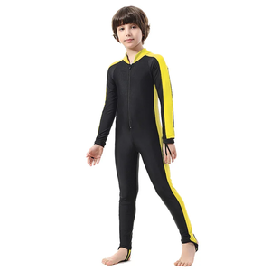 Traje de Baño de Manga Larga con Protección Solar UPF 50+ para Niños y Adolescentes, Traje de Baño de una Pieza para Playa, Surf y Natación, Secado Rápido y Cálido - Product Image 5