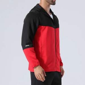 Logo personnalisé hommes nouvelle mode léger imperméable en nylon coupe-vent pleine fermeture éclair veste avec capuche vêtements de plein air veste pour hommes - Product Image 2