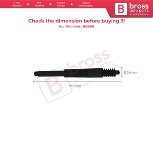 Engranaje de Reparación para Velocímetro y Cuentakilómetros BGE601, Longitud 55.3 mm - Product Image 5
