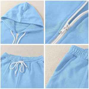 Ensemble de survêtement pour femmes de haute qualité confortable grande taille pull sweat pour tenue décontractée deux pièces survêtements - Product Image 3