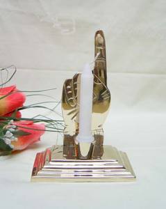 Portavelas de Metal con Acabado Dorado de Diseño Elegante, Portavelas Votivo Navideño, Decoración de Mesa, Portavelas Votivo a Bajo Precio - Product Image 4