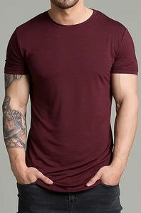 T-shirt unisexe grande taille en molleton 100 % coton 200 g/m² de haute qualité avec impression par transfert thermique motif personnalisé pour homme - Product Image 2
