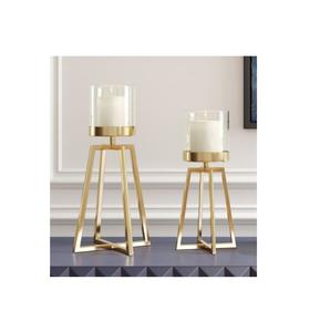 Bougeoir décoratif pour la maison au design moderne bougeoir en métal et en verre de première qualité au prix le plus bas - Product Image 1