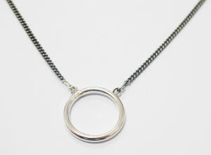 Plata 925 Círculo Collar Diseño Colgante Venta al por mayor Fábrica de joyas en Tailandia - Product Image 2