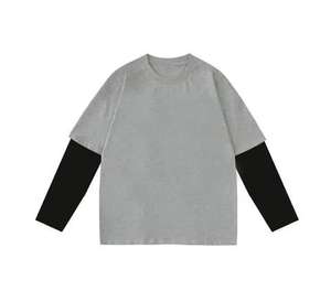 Camiseta de Manga Larga Personalizada para Hombre, Camiseta de Doble Capa con Estampado de la Mejor Calidad para Hombres Adultos - Product Image 3