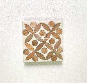 Roue créative sous-verres en résine et bois tapis en résine de bois tampons ronds maison hôtel naturel rond résine époxy acacia accessoires de cuisine - Product Image 3