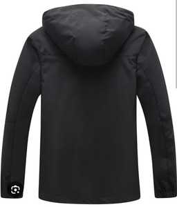 Chaqueta Safari Formal de alta calidad para hombre, cuero azul multifuncional con cierre de cremallera para las estaciones de otoño e invierno - Product Image 3