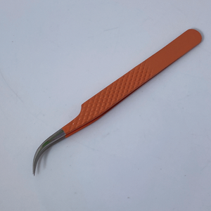 Pince à épiler pour faux cils en acier inoxydable de qualité fine droite et incurvée - Product Image 3