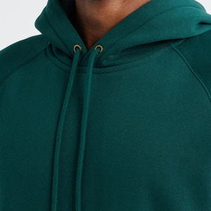 Sweat à capuche unisexe en molleton uni 100% coton, logo personnalisé, classique, décontracté, lourd, pour la vente en gros OEM - Product Image 3