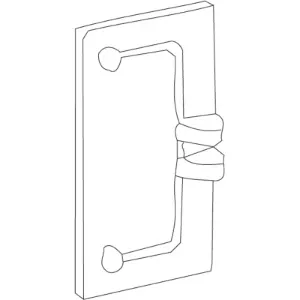 Accessorio Connettore Terminale per Condotto a Muro Schneider Electric 5590237 - Product Image 1