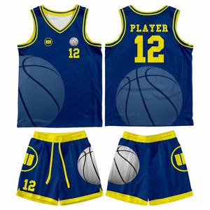 Nuevo Conjunto de Uniforme de Baloncesto Profesional Antibacteriano, Secado Rápido y Transpirable, Estampado y con Cuentas, Opción de Talla Grande, Unisex - Product Image 1