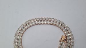 สร้อยคอสเตอร์ลิงบาแก็ตสีขาว925 - Product Image 4