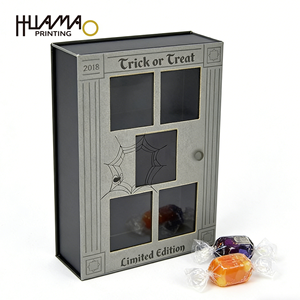 Caja de Dulces de Halloween con Ventana para Regalos de Fiesta y Golosinas Navideñas, Empaque de Papel Personalizado para Dulces y Juguetes Pequeños - Product Image 4