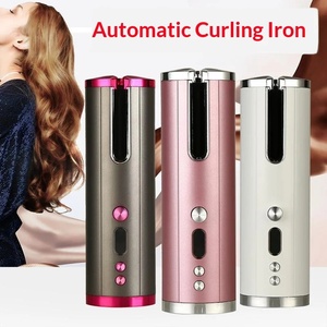 Fer à boucler automatique sans fil portable Binwang, fer à friser en céramique PTC, ondulateur sans fil, rechargeable par USB, écran LCD, 30W LED - Product Image 5