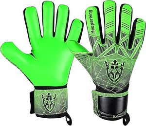 Gants de gardien de but de football pour enfants, garçons, jeunes et adultes, paumes en latex à forte adhérence - Product Image 5