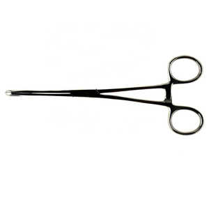 2024 High Quality Stainless Steel Pack of 2 Pieces Sponge Holding Forceps 8" Straight Serrated Body <b>Piercing</b> Forceps <b>Clamp</b> - Product Image 2