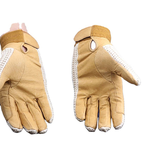 Dernier modèle de gants d'équitation du fabricant Gants d'équitation équestre colorés de qualité supérieure en cuir souple Gants de polo avec logo personnalisé - Product Image 2