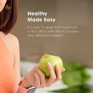 Support de rangement pour fruits et légumes à 2 niveaux pour la maison et la cuisine Design merveilleux fait à la main Support de comptoir de cuisine de grande taille - Product Image 4