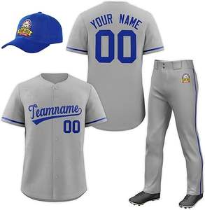 Uniforme de Béisbol Personalizado por Sublimación, Conjunto de Uniforme de Equipo Personalizado con Nombre/Número/Logotipo Bordado para Hombres, Mujeres y Jóvenes - Product Image 1