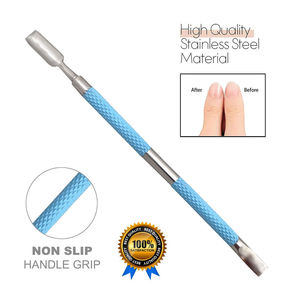 Wholesale OEM KAAMIR INSTRUMENTS KI--11 Professional Stainless Steel Dual-End Cuticle Pusher <b>Remover</b> Reusable Durable - Product Image 3