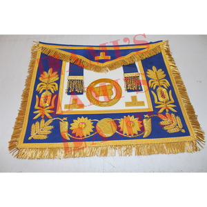 Nouvelle arrivée 2025 tablier de fil de lingot de broderie à la main tablier de Regalia maçonnique sur mesure à vendre - Product Image 2