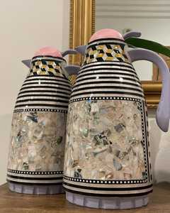 Bouilloire à café décorative de style arabe Théière incrustée de nacre de qualité supérieure - Product Image 6