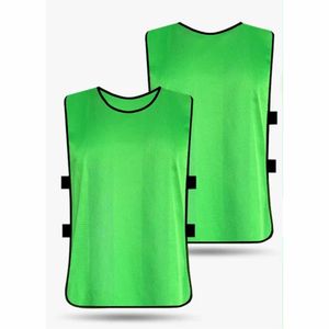 Meilleures ventes bavoirs de football gilet maille entraînement réversible sport conceptions personnalisées léger respirant séchage rapide 100% maille Polyester - Product Image 3