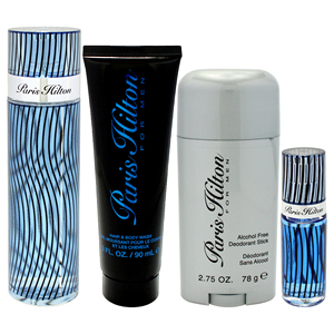 น้ำหอม Paris Hilton สำหรับผู้ชายชุดของขวัญ4-Pc 3.4ออนซ์สเปรย์ EDT 3ออนซ์น้ำยาล้างตัว2.75ออนซ์ปราศจากแอลกอฮอล์น้ำหอม Paris Hilton - Product Image 2