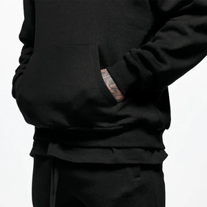 Nueva Sudadera con Capucha Moderna con Botones a Presión, 450 g/m², Estilo Holgado, Hombros Caídos, Sudadera Extra Grande para Hombre - Product Image 5