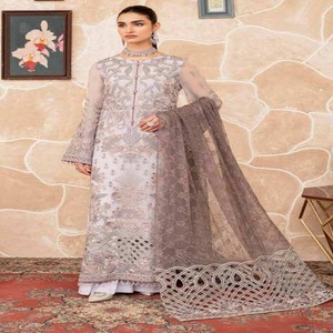 Trajes de gasa de alta calidad súper lujosos para adultos Ropa tradicional de boda india y pakistaní con estilo - Product Image 5