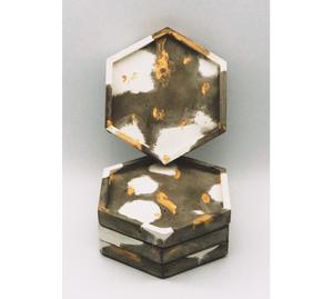 Latest 2025 Terrazzo Coasters Indian Style Wholesale <b>Price</b> <b>Epoxy</b> <b>Resin</b> Table Coaster for Drink Tea Coffee - Product Image 4